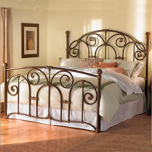 经典与工艺的融合 石狮市清梅家具厂铁艺床产品展示